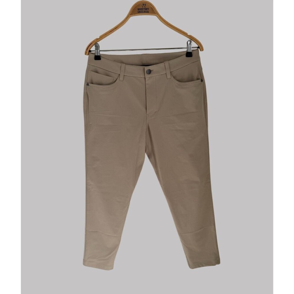 Lululemon Beige ABC Slim Fit Pants Size 30 4-Way Stretch Mens Casual Everyday We
